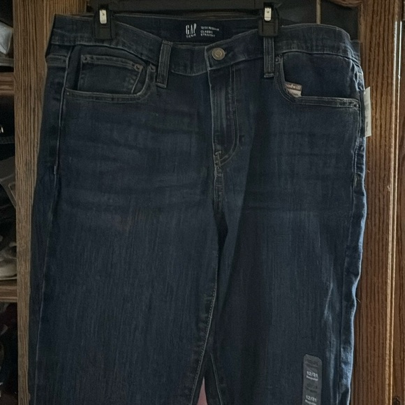 NWT Gap jeans straight leg size 12/31 - Picture 1 of 5